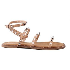 SHU SHOP Gladiator Tan Sandals #8.5